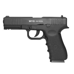 Pistola de Pressao W119 Slide Metal CO2 4.5mm Rossi